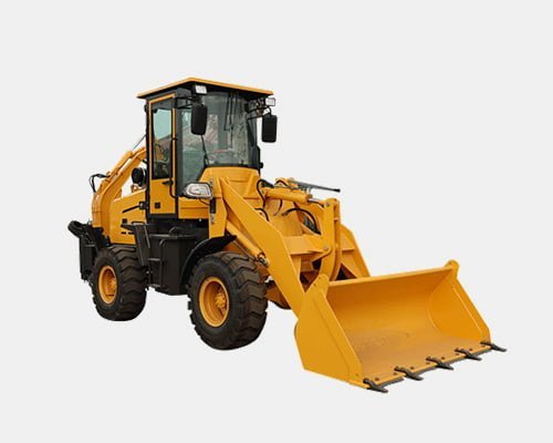 front loader with backhoe