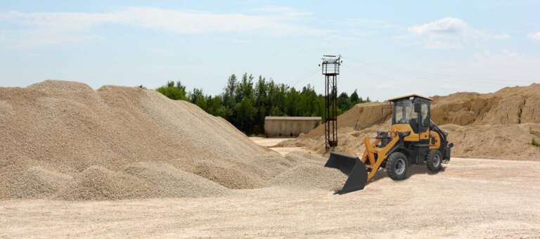 mini loader backhoe