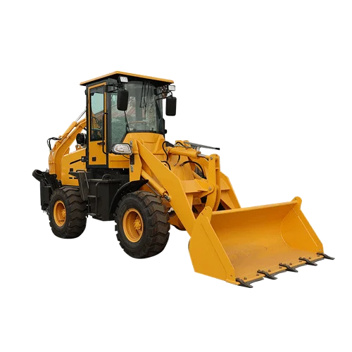 front loader with backhoe